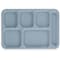 Carlisle Foodservice Right-Hand Compartment Tray, Blu, PK24 614R59 - alternate 1