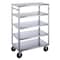 Lakeside Stainless 5 Shelf Banquet Cart;All Edges Down, 500 lb Capacity, 18"x31" 355 - alternate 1