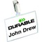 Durable Office Products Name Badge, Strap Clip, 1/8"W, 2-1/4"H, PK25 821619 - alternate 8