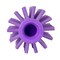 Sparta 2.5 in W Pipe and Valve Brush, Purple, Polypropylene 45022EC68 - alternate 4