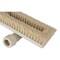 Sparta 3.5 in W Swivel Scrub Brush, Tan, Polypropylene 3638831EC25 - alternate 3