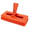 Sparta 3.5 in W Swivel Scrub Brush, Orange, Polypropylene 3638831EC24 - alternate 1
