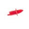 Tablecraft Free Flow Plastic Red Pourer 35R - alternate 3