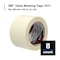 3M Masking Tape, 96 mm W x 55 m L, 5.1 mil Thick, Tan, Rubber Adhesive, 8 PK 101+ - alternate 3