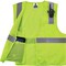 Ergodyne Lime Type R Class 2 Economy Mesh Vest, 4 8210Z - alternate 5