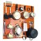 Wall Control Commercial Kitchen Pegboard Rack, Orange/White 35-IKTH-200-ORW - alternate 1