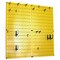 Wall Control Commercial Kitchen Pegboard Rack, Yellow/Black 35-IKTH-200-YB - alternate 6