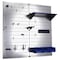 Wall Control Industrial Pegboard Utility Kit, Galvanized and Blue 35-IWGL-200-GVBU - alternate 9