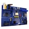 Wall Control Standard Industrial Pegboard Kit, Blue/Blue 35-IWRK-400-BUBU - alternate 1