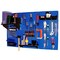 Wall Control Standard Industrial Pegboard Kit, Blue/Black 35-IWRK-400-BUB - alternate 1