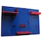 Wall Control Standard Industrial Pegboard Kit, Blue/Red 35-IWRK-400-BUR - alternate 4