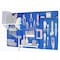 Wall Control Standard Industrial Pegboard Kit, Blue/White 35-IWRK-400-BUW - alternate 8