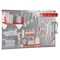 Wall Control Standard Industrial Pegboard Kit, Galv/Red 35-IWRK-400-GVR - alternate 5