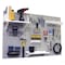 Wall Control Standard Industrial Pegboard Kit, Grey/White 35-IWRK-400-GW - alternate 1