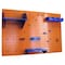 Wall Control Standard Industrial Pegboard Kit, Orange/Blue 35-IWRK-400-ORBU - alternate 2