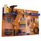 Wall Control Standard Industrial Pegboard Kit, Orange/Blue 35-IWRK-400-ORBU - alternate 1