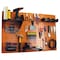 Wall Control Standard Industrial Pegboard Kit, Orange/Black 35-IWRK-400-ORB - alternate 1