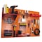 Wall Control Standard Industrial Pegboard Kit, Orange/Red 35-IWRK-400-ORR - alternate 1