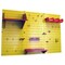 Wall Control Standard Industrial Pegboard Kit, Yellow/Red 35-IWRK-400-YR - alternate 5