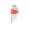 Groz 7 Piece SAE Hex Key Set, 36104 36104 - alternate 5