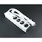 Wiremold Outlet Strip, Switched, Medical Grade, 4 5-15R, 5-15P, 6 ft., White ULM4-6 - alternate 2