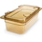 Carlisle Foodservice Food Pan HH, 4", DP, 1/3, Amber, PK6 3086113 - alternate 2