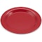 Carlisle Foodservice Narrow Rim Dinner Plate, 10.5", Red, PK12 3300205 - alternate 3