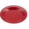 Carlisle Foodservice Narrow Rim Dinner Plate, 10.5", Red, PK12 3300205 - alternate 1