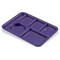 Carlisle Foodservice Lt Hand Hvy Wt, 6-Comp Tray, Prpl, PK12 4398087 - alternate 3