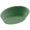 Carlisle Foodservice Oval Basket, 1.1 qt., Green, PK12 650409 - alternate 1