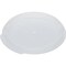 Carlisle Foodservice Rnd Container Lid, 1 qt., Translucent, PK12 1077030 - alternate 1