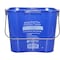 Kleen-Pail 1 1/2 gal Curved Rectangular Bucket, Blue, Polypropylene KPP196KCBL - alternate 1