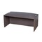 Boss Desk Shell Bow Front Desk Shell, Driftwood, 71"Wx36/4, 71" W X Driftwood N189-DW - alternate 2