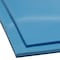 Rubber-Cal Silicone Sheet - 50A - Smooth Finish - No Backing - 0.032" Thick x 36" Width x 36" Length - Blue 36-005U-032 - alternate 1