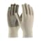 Pip Knit Gloves, PVC, Dotted, Palm, Not Rated Abrasion Level, White/Black, L 12 PK 36-110PD/L - alternate 1