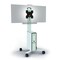 Durable Office Products Mobile TV Cart Coworkstation, White 370202 - alternate 1