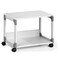 Durable Office Products Multi-Functional 2 Shelf Trolley, Gray 371010 - alternate 1