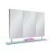 Ketcham 38" x 26" Stainless Steel Surface Mounted with Shelf Medicine Cabinet 3722-SH