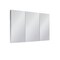 Ketcham 38" x 26" Stainless Steel Surface Mounted with Shelf Medicine Cabinet 3722-SH