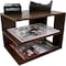 Victor Corner Shelf, Brown, Brown, Wood, Rubber, 13.2 in W, 9.8 in H, 9.7 in D B1120 - alternate 3
