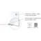 Ghent Dry Erase Board, Porcelain, 48 1/2 in, 48 1/2 in, Aluminum Frame, White, Matte M1-44-4 - alternate 2