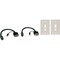 Tripp Lite SVGA/3.5mm Connector Kit, SVGA, Wall Plate EZA-VGAAF-2 - alternate 2