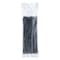 3M Cable Tie, 11 in L, 3 in Max Bundle Dia., Black, Nylon 6/6, 50 lb Strength, 1000 PK CT11BK50-C - alternate 2