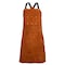 Tillman 24X48 Dk Brwn Lth Bib Apron, Leather, 12.5 in Length, Dark brown 3848 - alternate 3