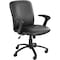 Safco Uber Chair, Black Seat, Black Back, 27 in W Seat: 20-3/4" L 44-3/4" H, No Arm, Vinyl Seat 3490BV - alternate 4