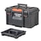 Craftsman TRADESTACK Deep Tool Box, Black, 21-1/4 in W x 14-1/2 in D x 12 in H CMST21430 - alternate 6