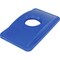 Genuine Joe 23 Gal Recycling Lid, Blue, 20.5" W/Dia GJO98219 - alternate 5