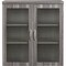 Mayline Glass Display Cabinet, Aberdeen, Gray Stl AGDCLGS - alternate 4