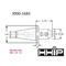 Hhip No 30 NMTB X 1/4" End Mill Holder 3900-1683 - alternate 2