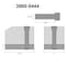 Hhip KDK-200 Style T-Nut Blank 1 X 3 X 4-1/2 With Screw 3/4-16 X 75mm 3900-5444 - alternate 2